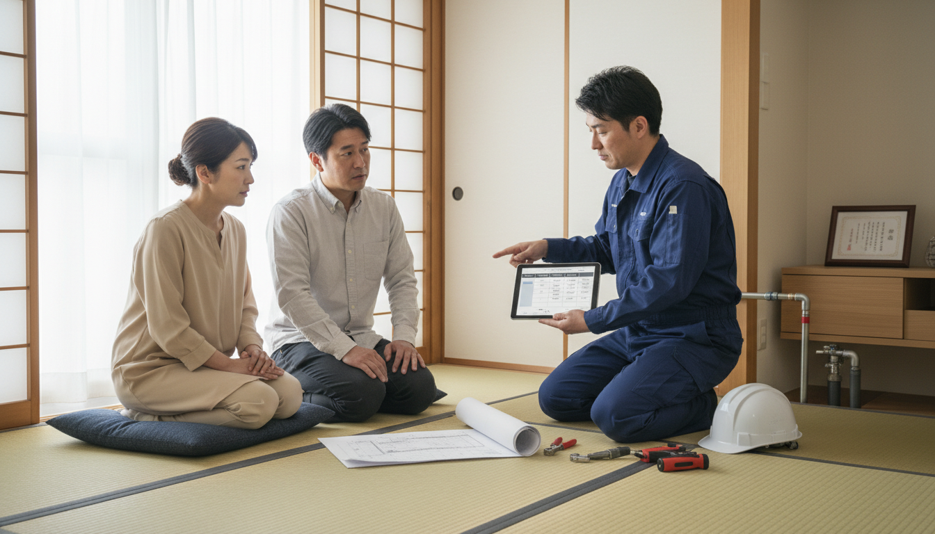 見積もり無料・水道局指定工事店かを確認するに関する画像