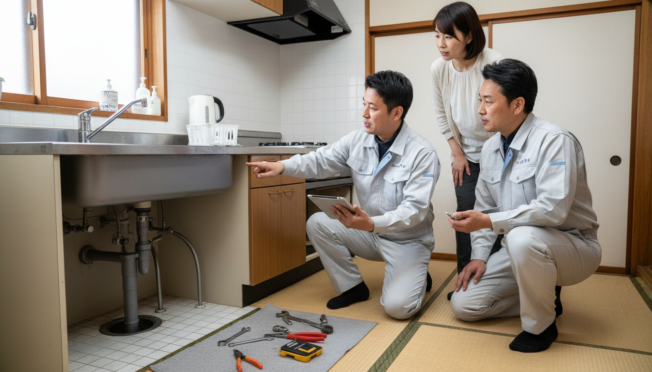 見積もり無料・水道局指定工事店かを確認するに関する画像