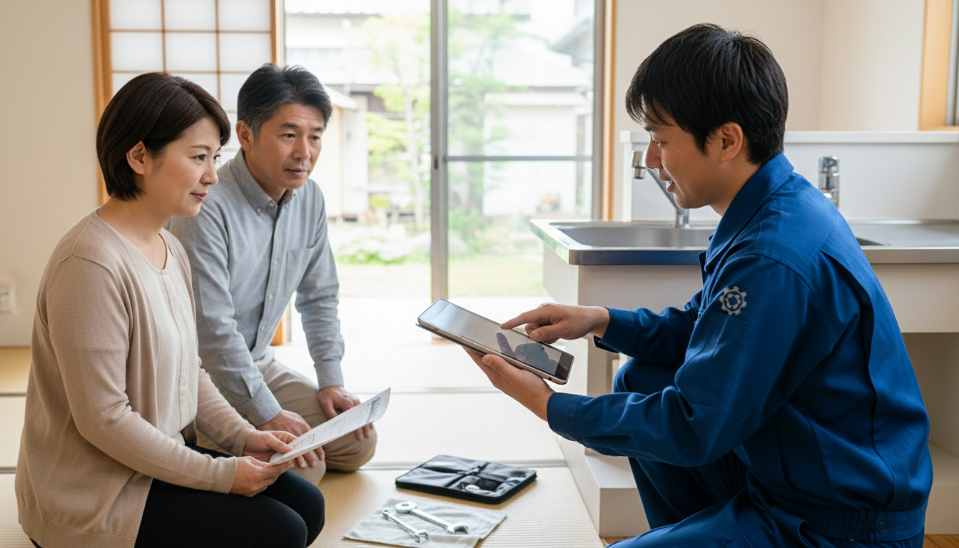 見積もり無料・水道局指定工事店かを確認するに関する画像