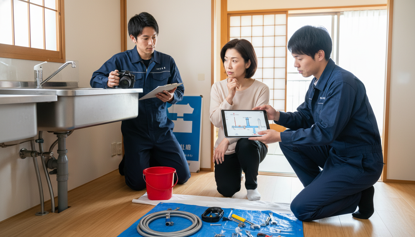 見積もり無料・水道局指定工事店かを確認するに関する画像