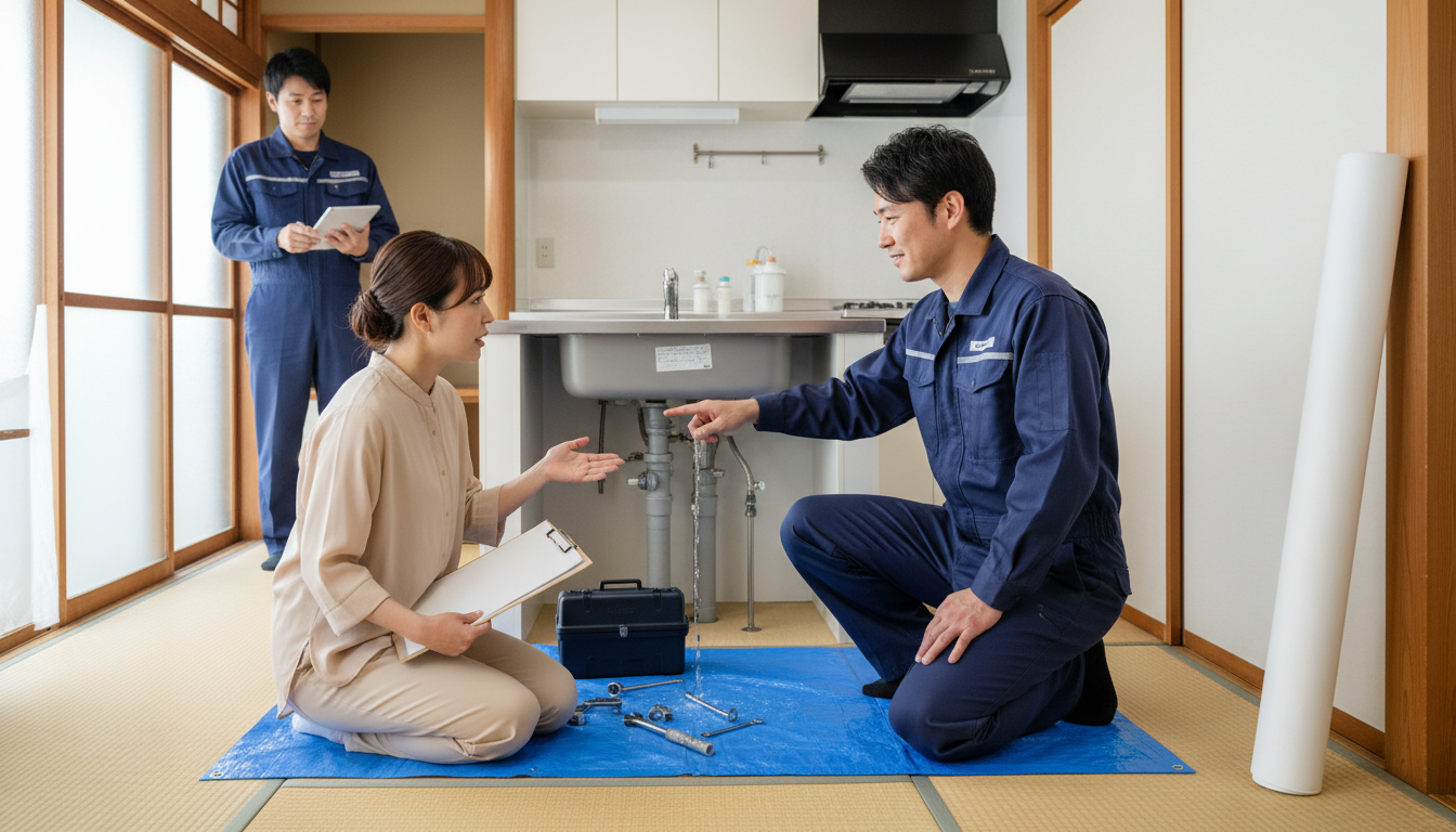 見積もり無料・水道局指定工事店かを確認するに関する画像