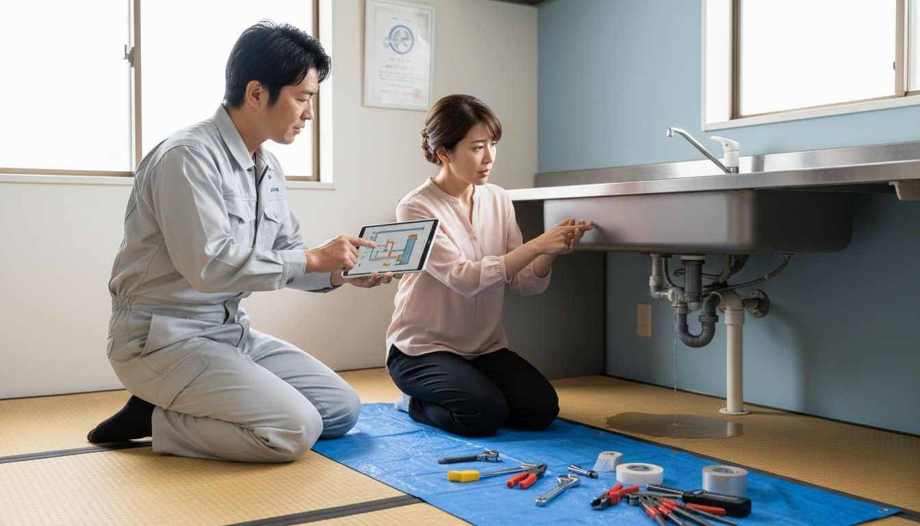 見積もり無料・水道局指定工事店かを確認するに関する画像