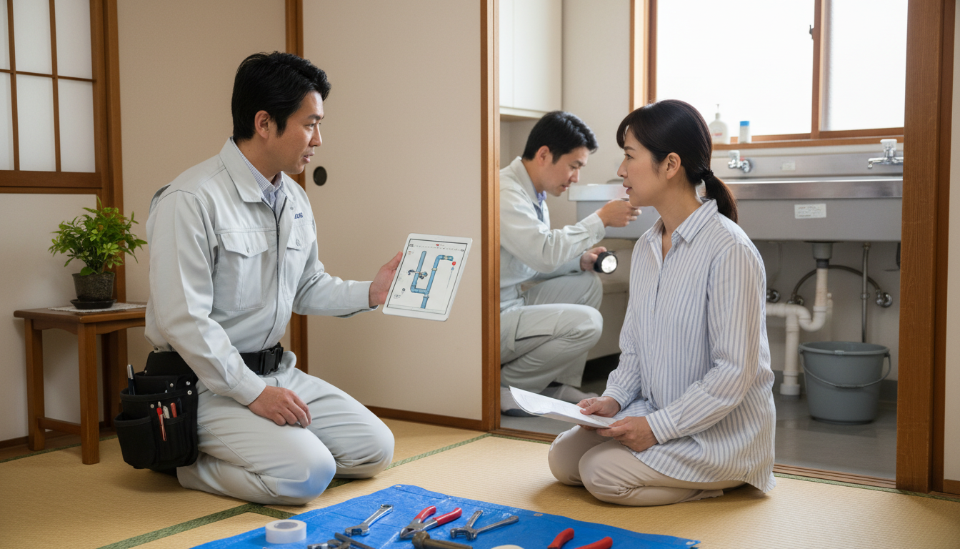 見積もり無料・水道局指定工事店かを確認するに関する画像