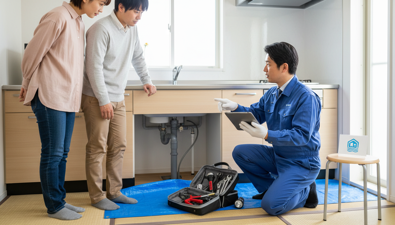 見積もり無料・水道局指定工事店かを確認するに関する画像