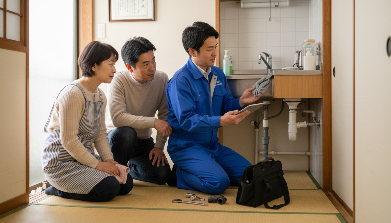 見積もり無料・水道局指定工事店かを確認するに関する画像