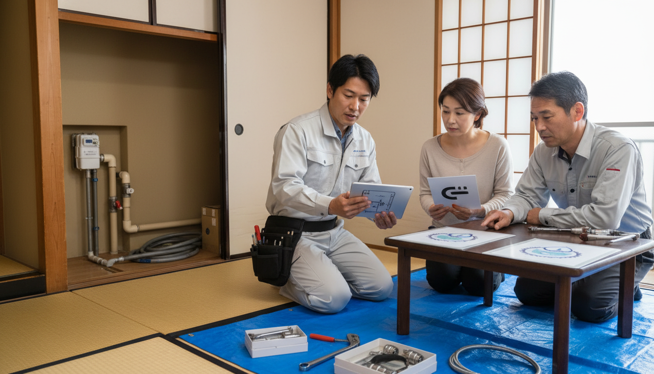 見積もり無料・水道局指定工事店かを確認するに関する画像