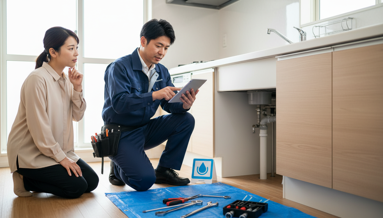 見積もり無料・水道局指定工事店かを確認するに関する画像