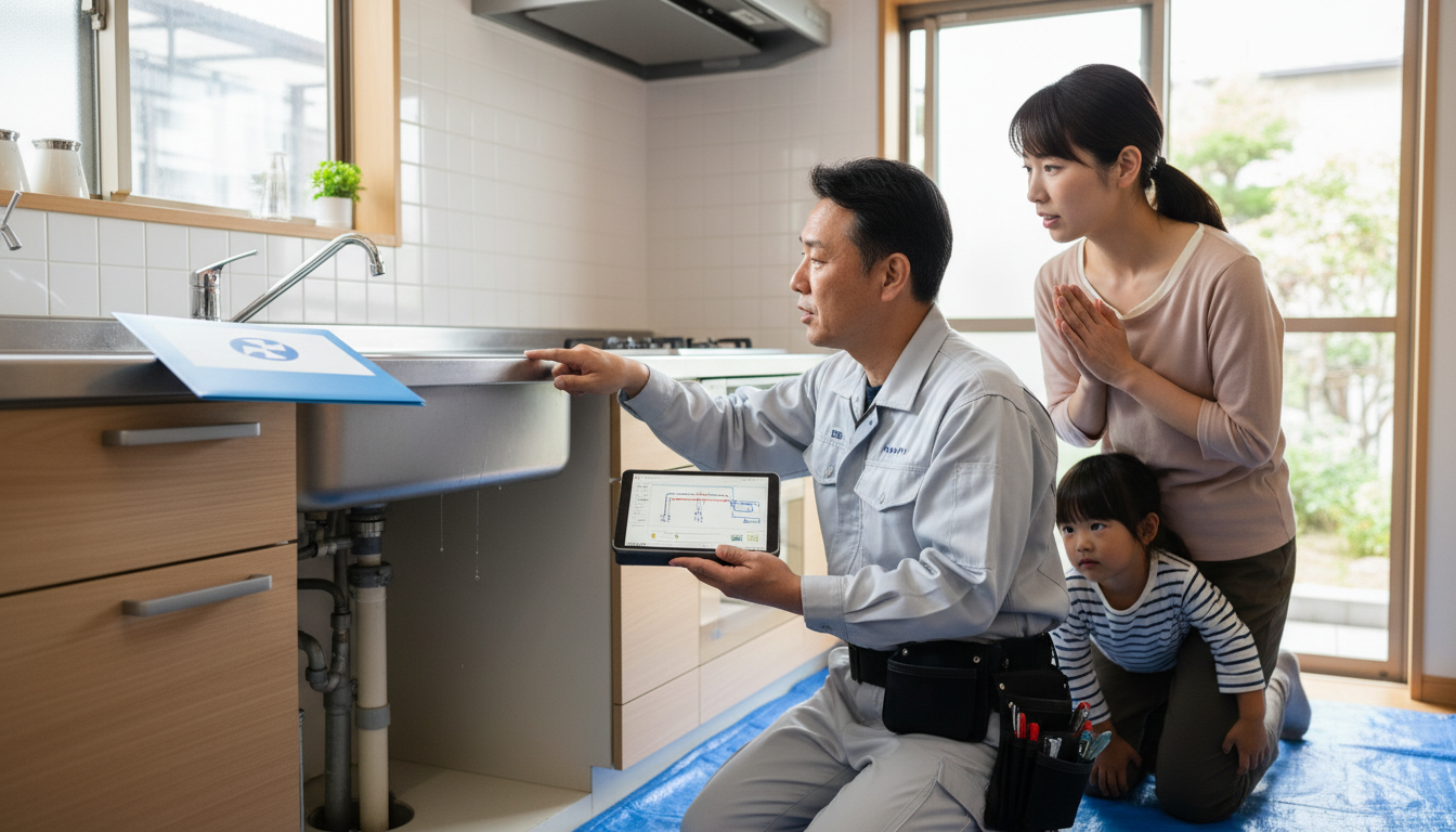 見積もり無料・水道局指定工事店かを確認するに関する画像