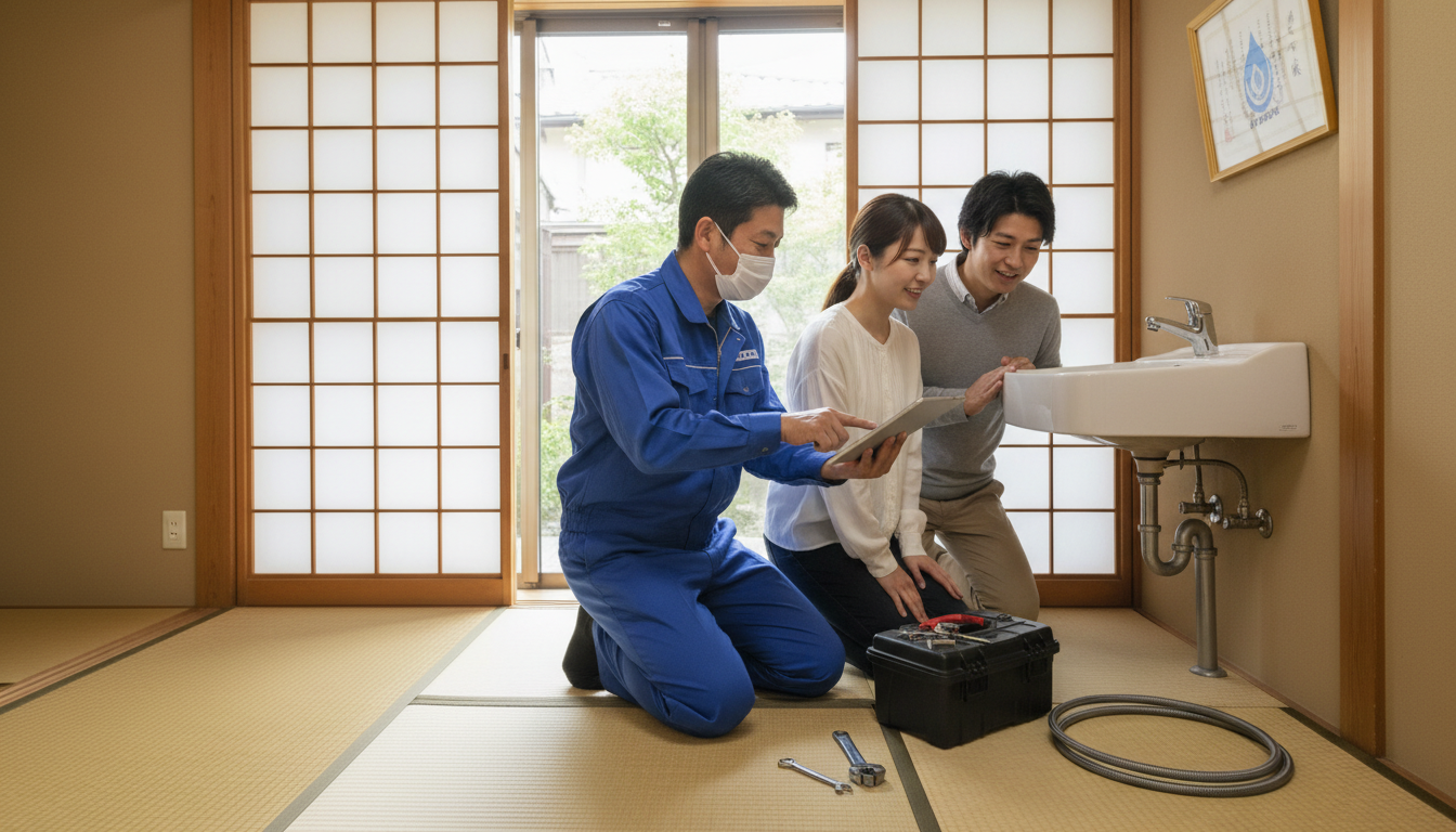 見積もり無料・水道局指定工事店かを確認するに関する画像