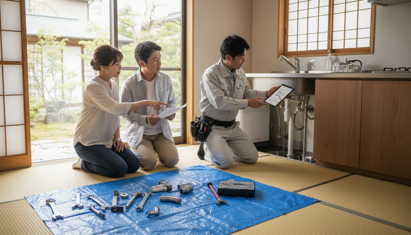 見積もり無料・水道局指定工事店かを確認するに関する画像