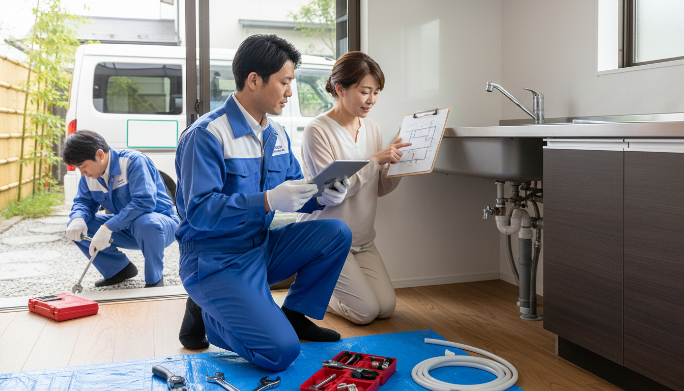 見積もり無料・水道局指定工事店かを確認するに関する画像