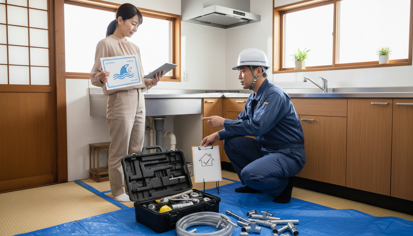 見積もり無料・水道局指定工事店かを確認するに関する画像