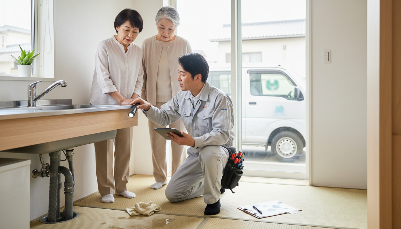 見積もり無料・水道局指定工事店かを確認するに関する画像