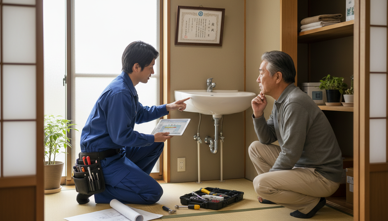 見積もり無料・水道局指定工事店かを確認するに関する画像