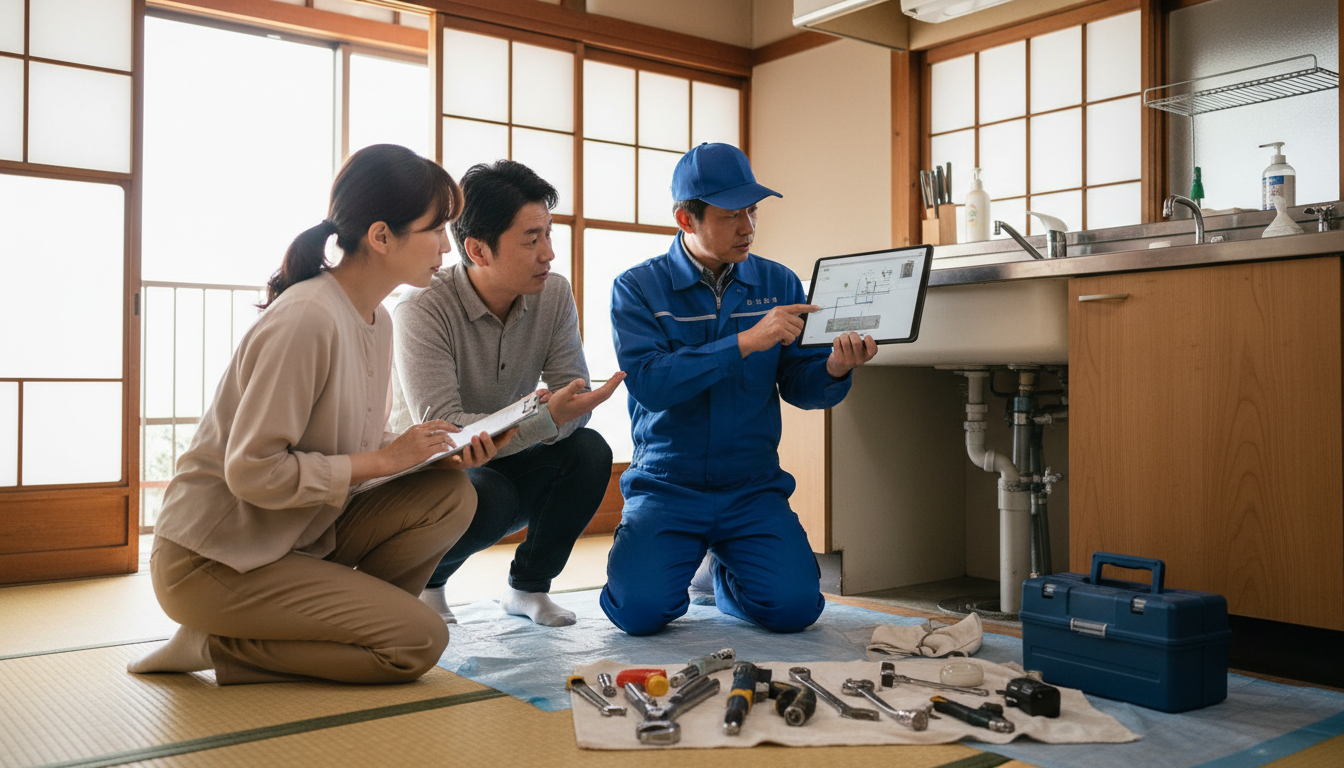 見積もり無料・水道局指定工事店かを確認するに関する画像