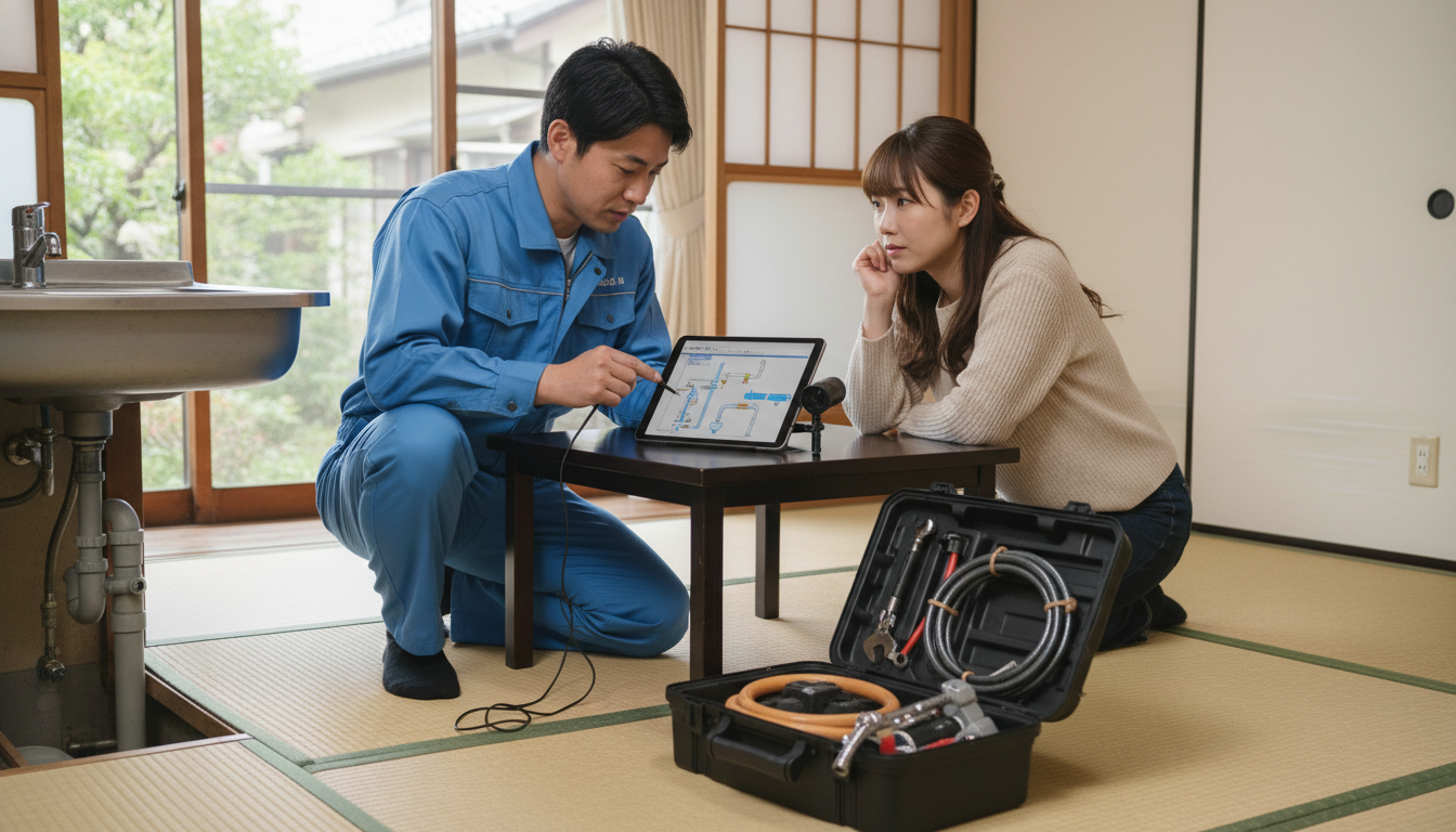 見積もり無料・水道局指定工事店かを確認するに関する画像