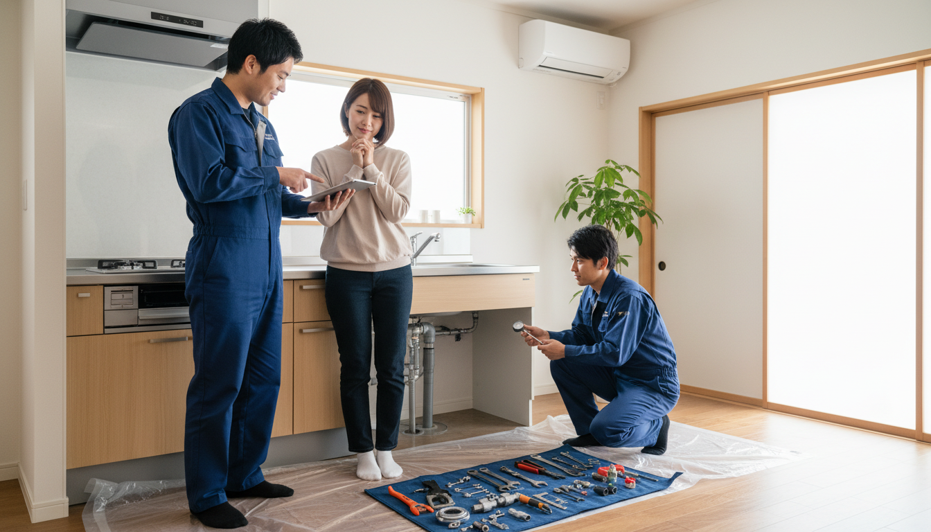 見積もり無料・水道局指定工事店かを確認するに関する画像