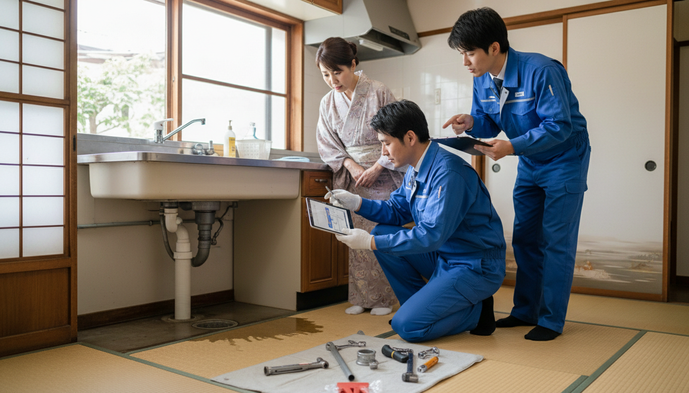 見積もり無料・水道局指定工事店かを確認するに関する画像