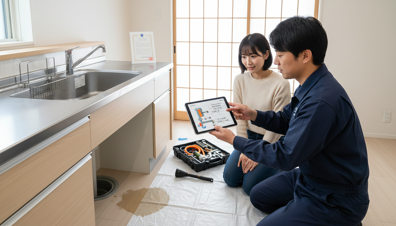 見積もり無料・水道局指定工事店かを確認するに関する画像