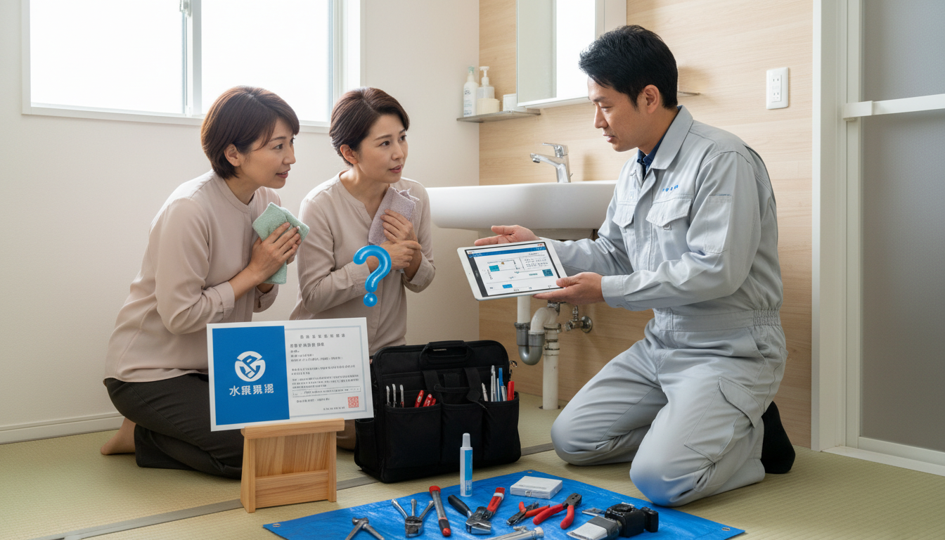 見積もり無料・水道局指定工事店かを確認するに関する画像