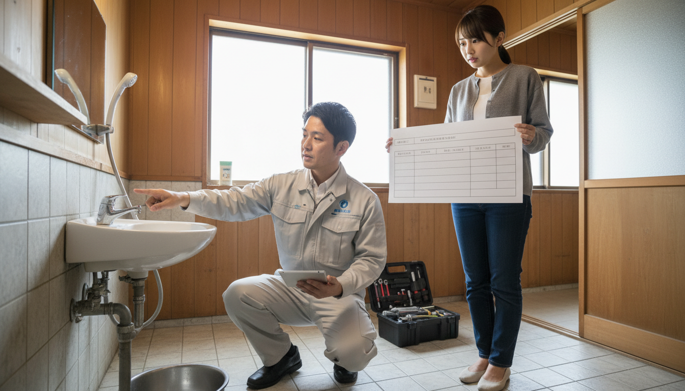 見積もり無料・水道局指定工事店かを確認するに関する画像