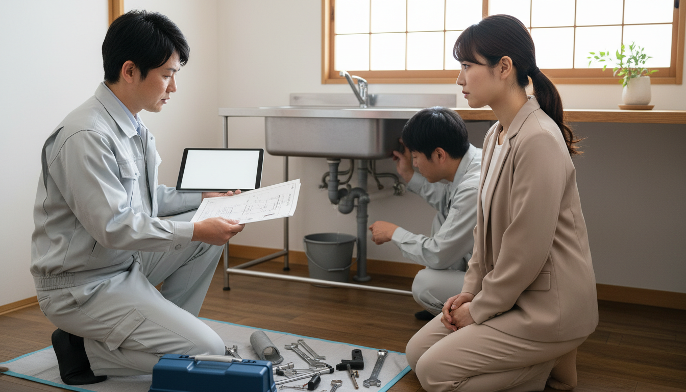 見積もり無料・水道局指定工事店かを確認するに関する画像