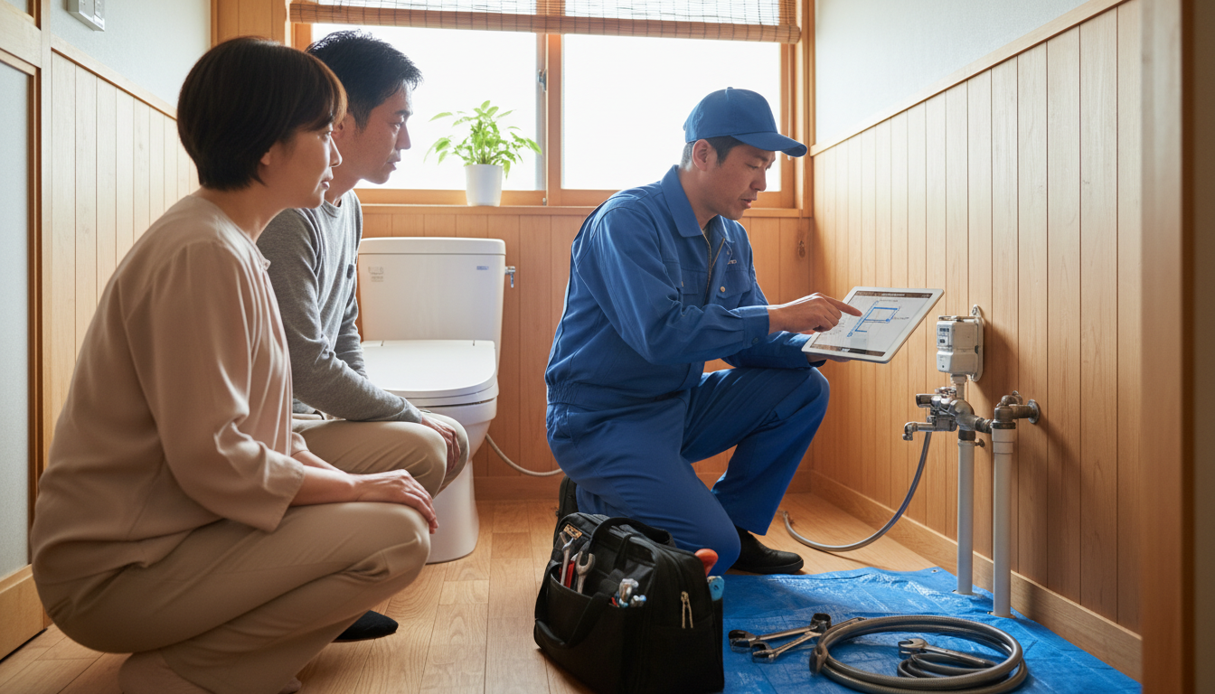 見積もり無料・水道局指定工事店かを確認するに関する画像