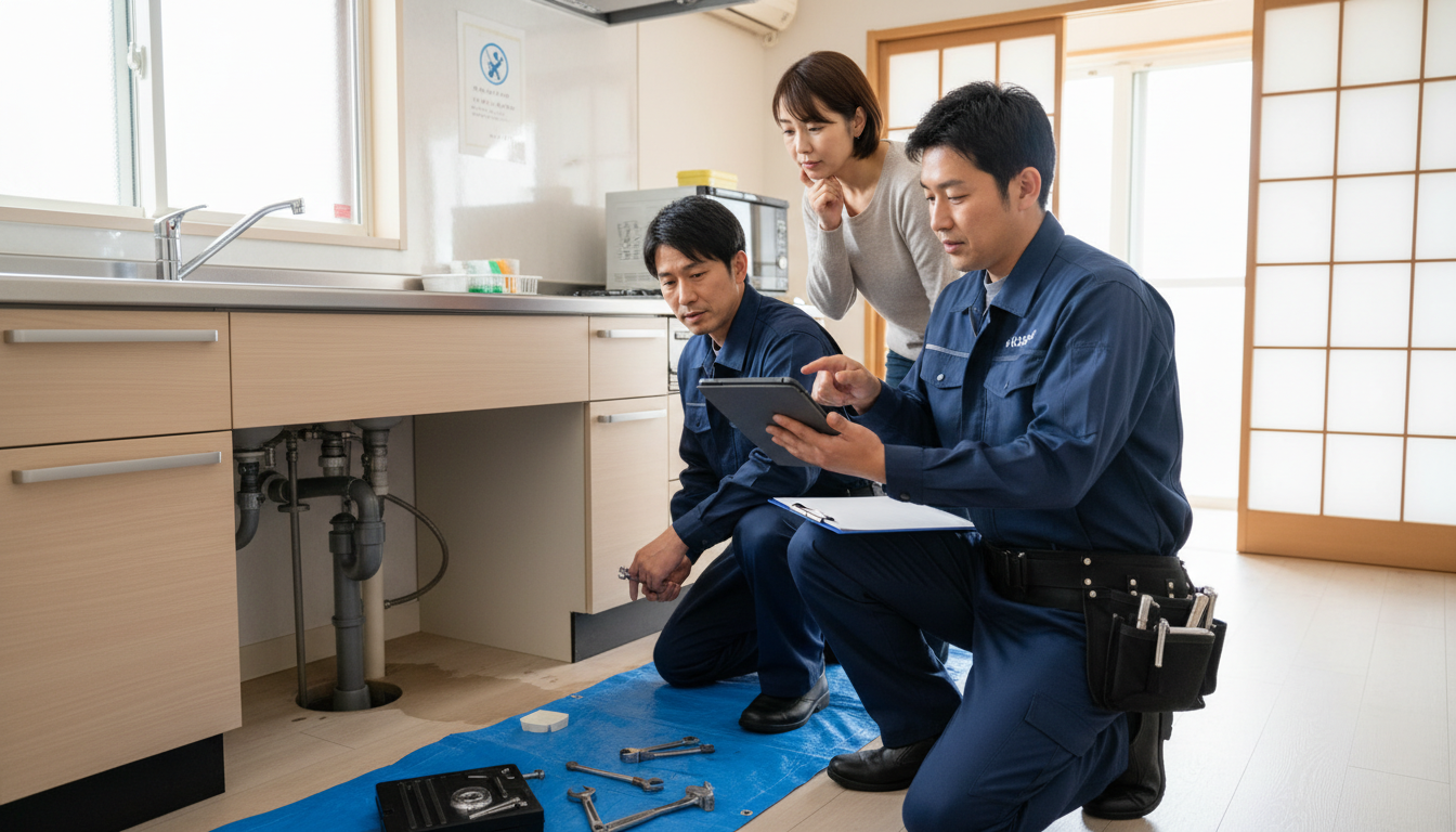 見積もり無料・水道局指定工事店かを確認するに関する画像