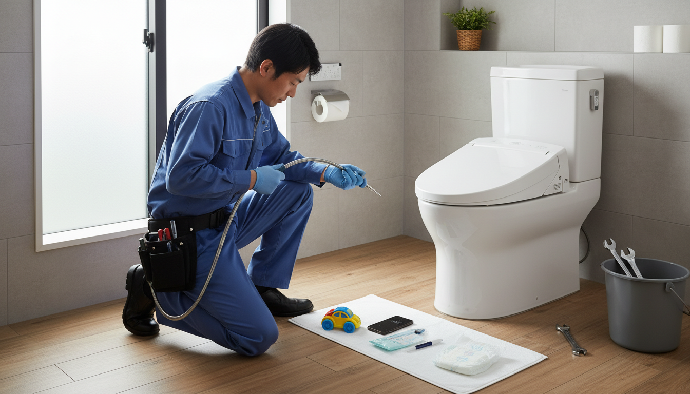 トイレつまりの主な原因は？に関する画像