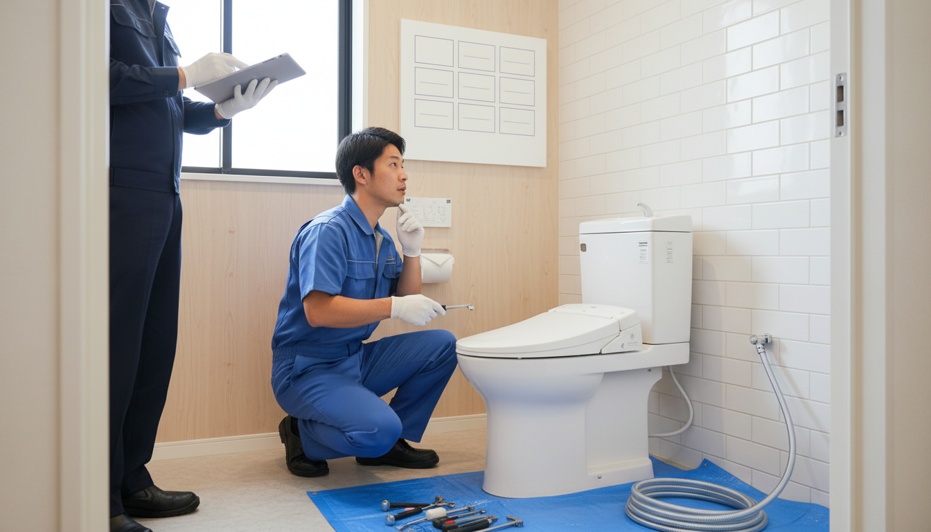 トイレつまり業者選びで失敗しないための最終チェックリストに関する画像