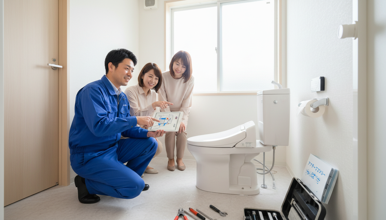 失敗しない業者の選び方④：保証制度とアフターフォローの充実度に関する画像