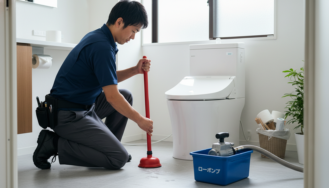 軽度のつまり(ラバーカップ等で解消)に関する画像