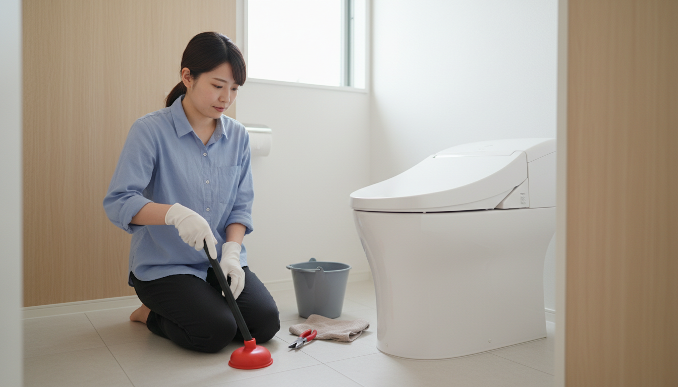 業者を呼ぶ前に試せる!軽度なトイレつまりの解消法に関する画像