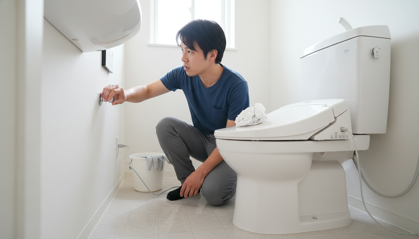 トイレつまりで水道業者を呼ぶ前に自分でできること・注意点に関する画像