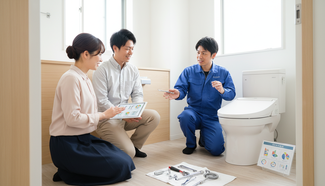 アフターフォローと保証制度の有無に関する画像