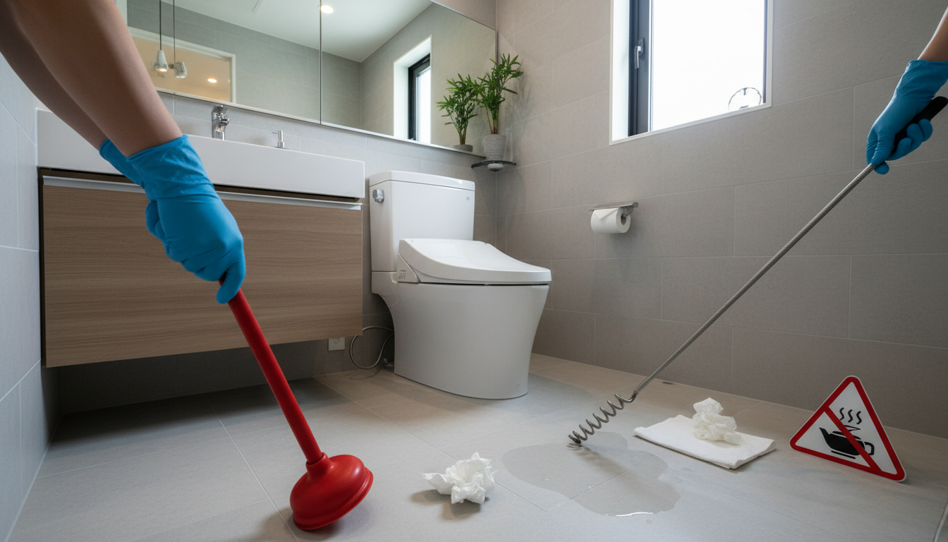 トイレつまりは自分で直せる？業者に頼むべきケースとはに関する画像