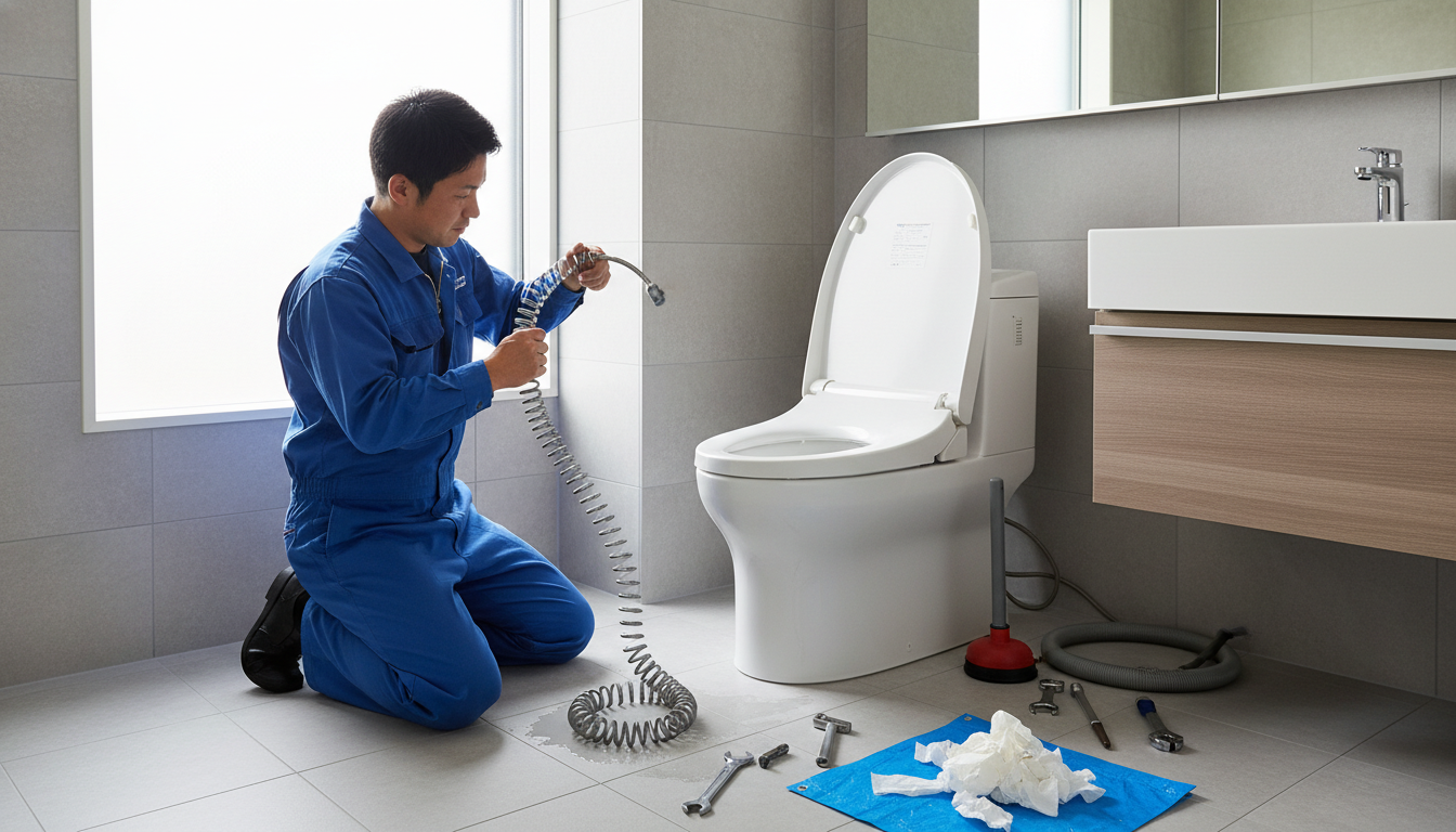 トイレつまりを引き起こす主な原因に関する画像