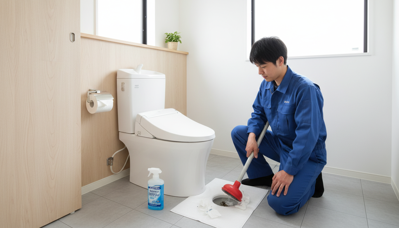 軽度のつまり(ラバーカップ・薬剤などで解消できる場合)の料金相場に関する画像