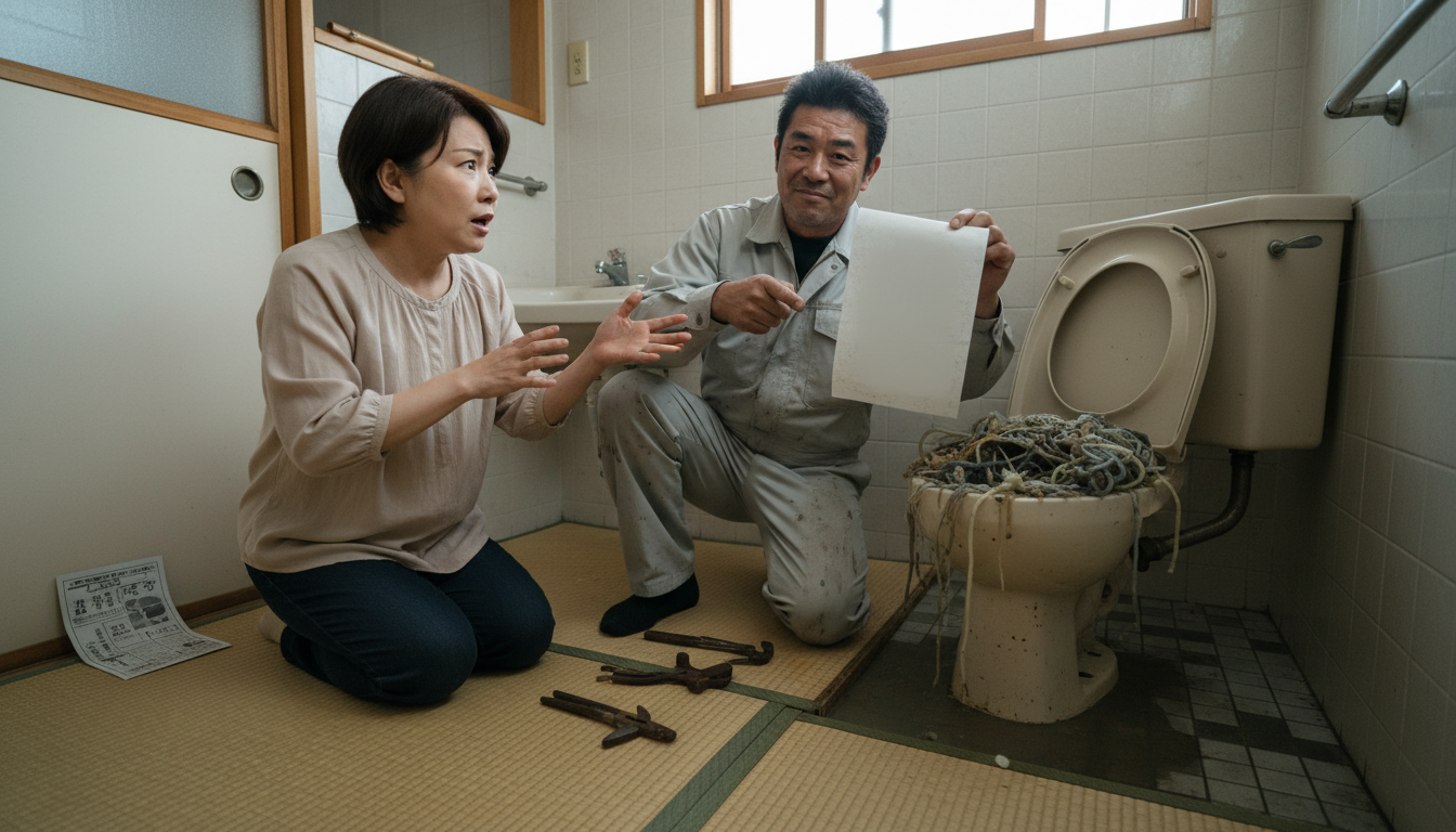 悪徳な水道修理業者に注意!よくあるトラブル事例と回避策に関する画像