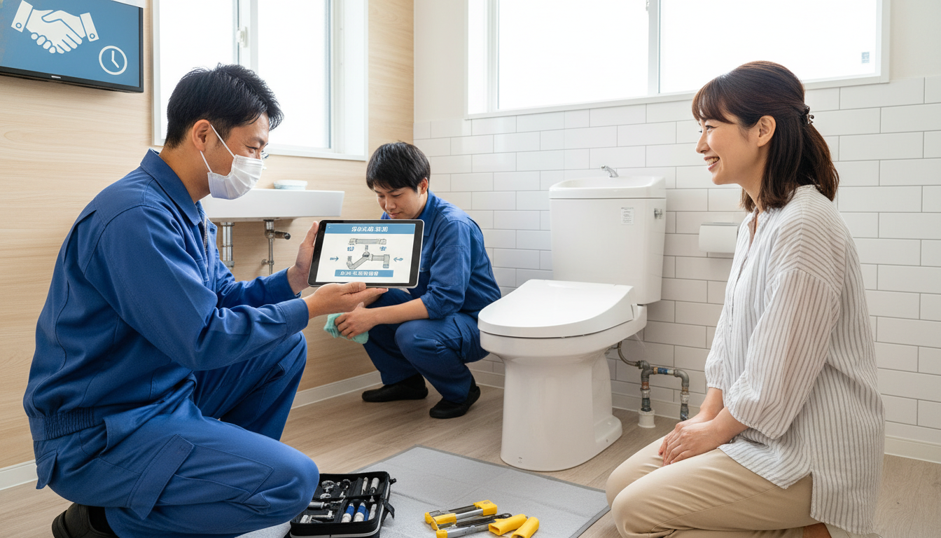 【ポイント4】作業後の保証とアフターフォローで比較するに関する画像