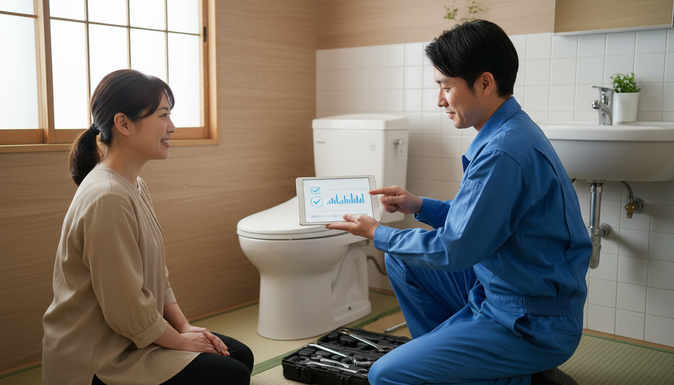 アフターフォローと保証制度の有無に関する画像