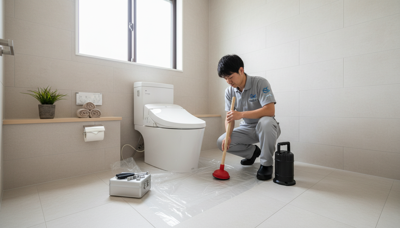 瀬戸内町におけるトイレつまり修理の料金相場に関する画像