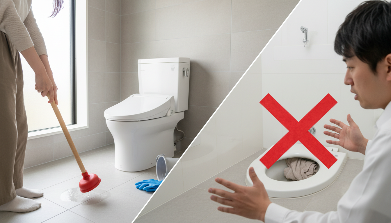 業者を呼ぶ前に試せることと、やってはいけないNG行動に関する画像