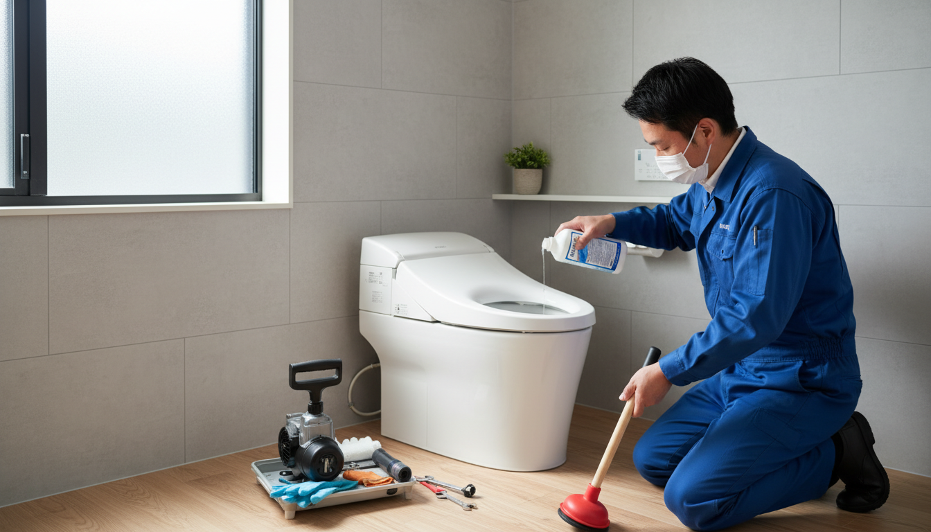 軽度のつまり（ラバーカップ・薬剤などで解消）に関する画像