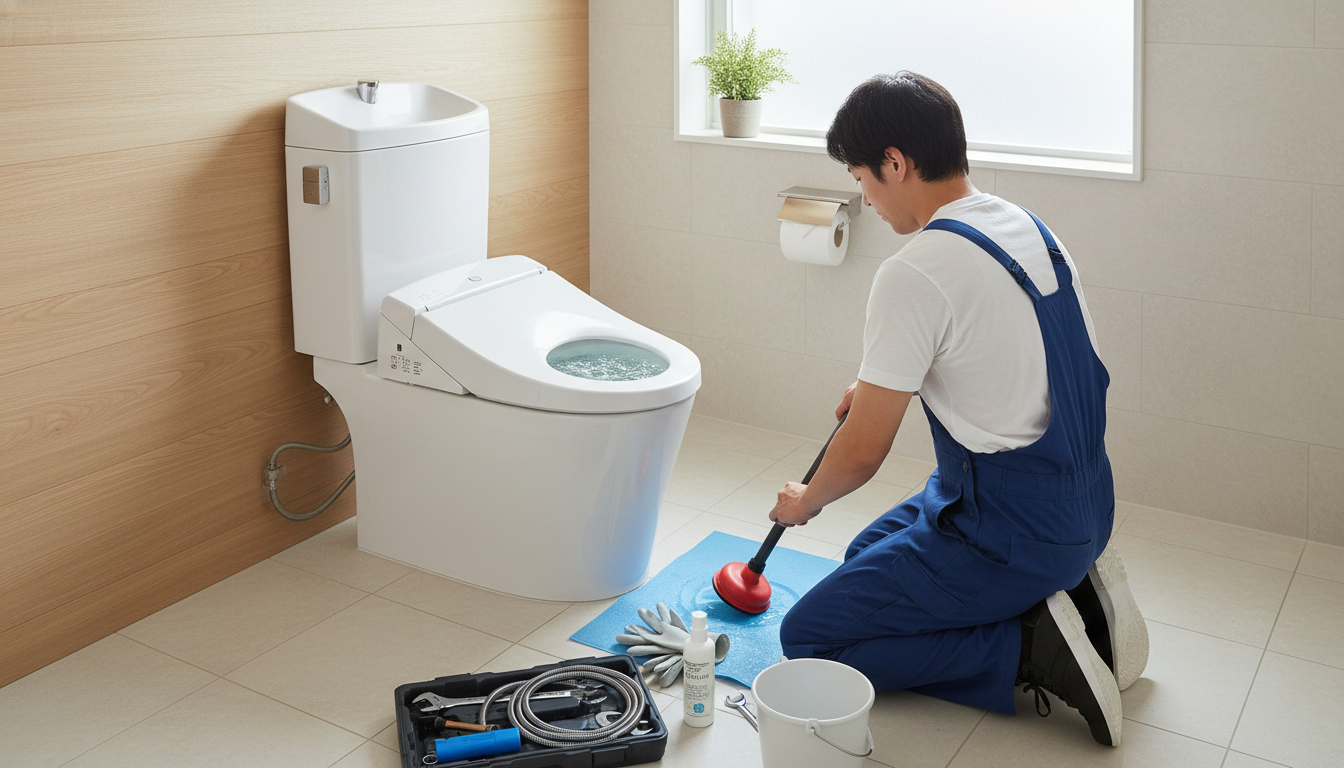 トイレつまりは自分で直せる？業者を呼ぶべきケースとはに関する画像