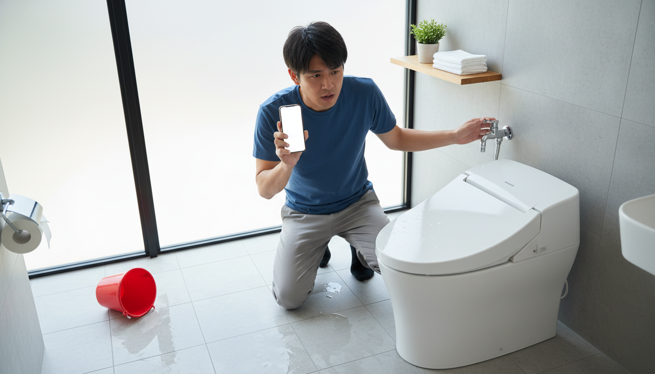 トイレつまりで慌てない！業者を呼ぶ前に確認すべきことに関する画像