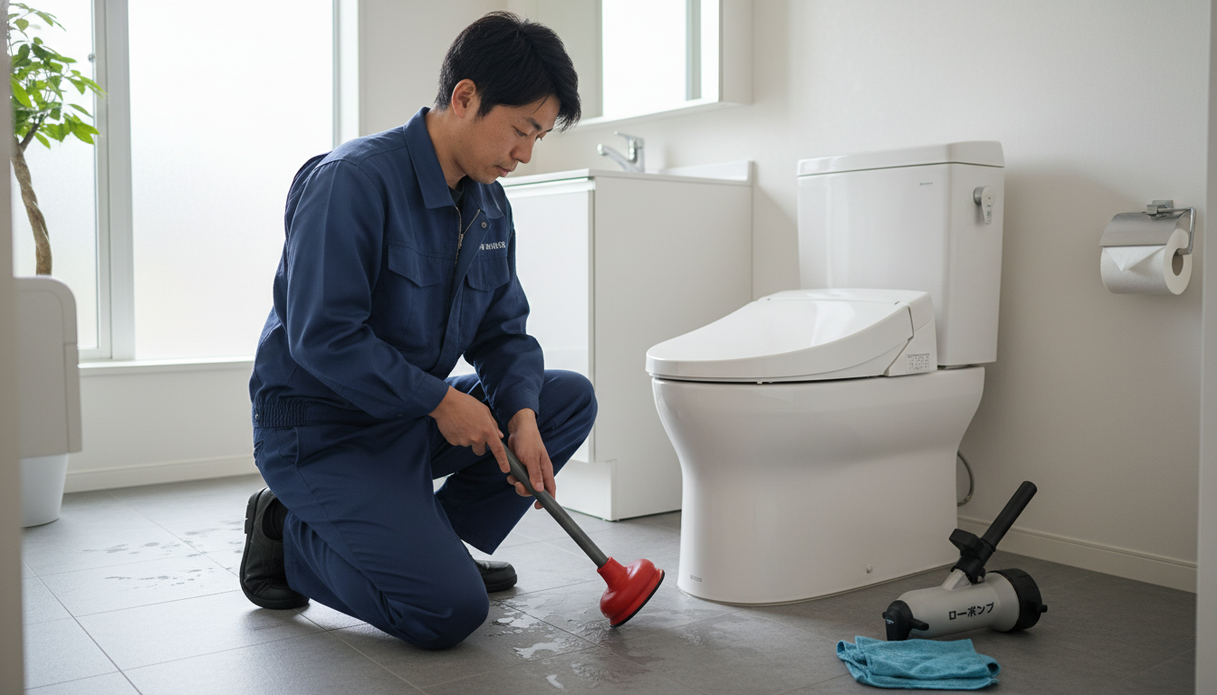 トイレつまりの原因別・料金相場に関する画像