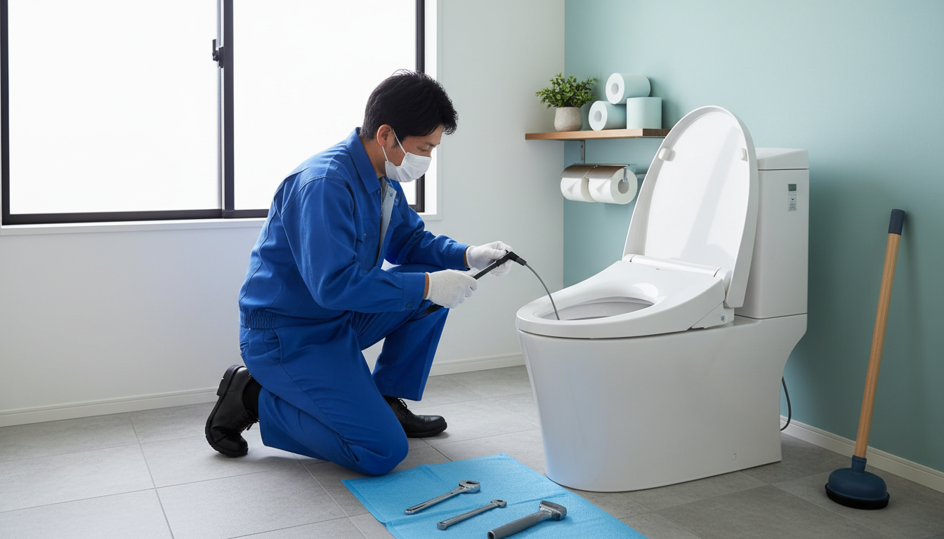 習志野市のトイレつまり修理に関するよくある質問（Q&A）に関する画像