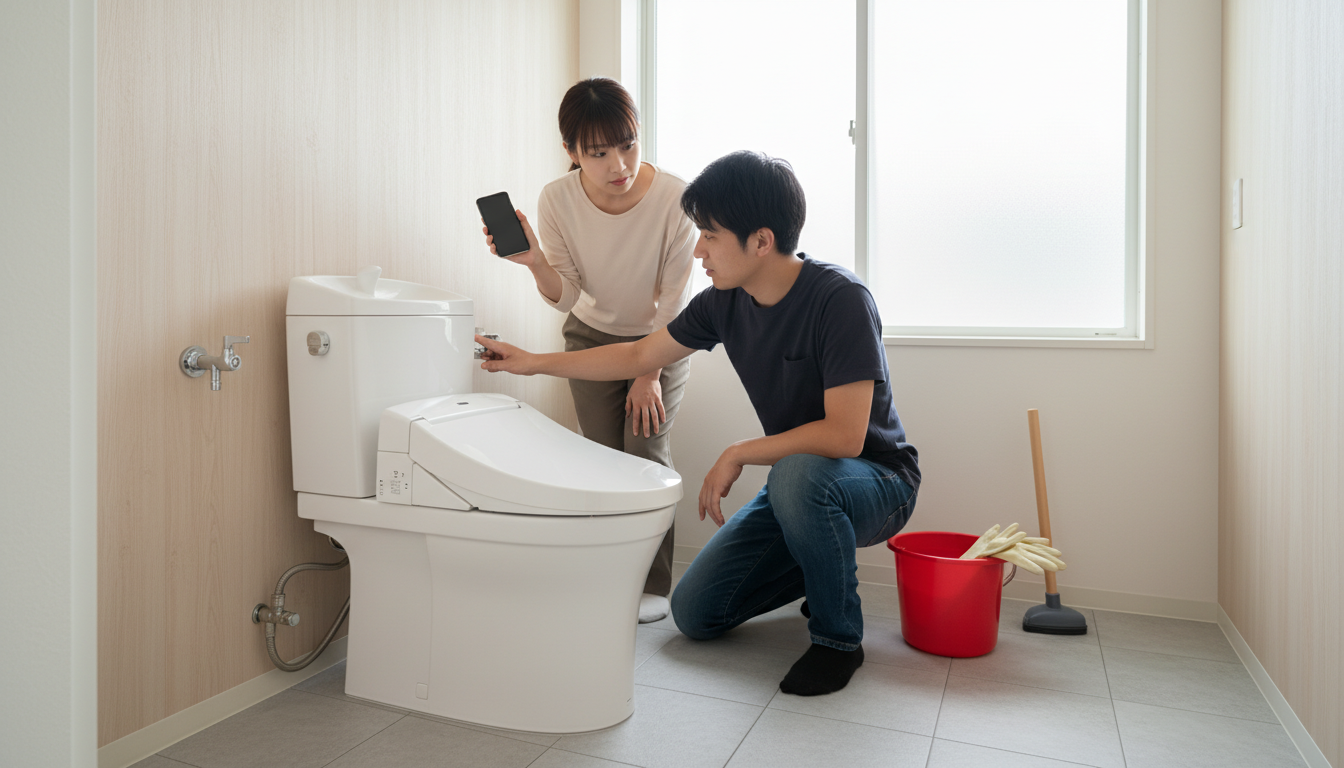 自分でできる応急処置と業者を呼ぶべきケースの見極め方に関する画像