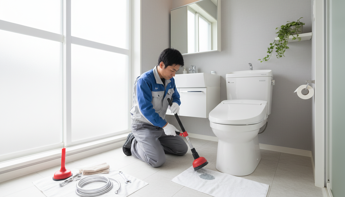 症状別で見るトイレつまり修理の費用に関する画像